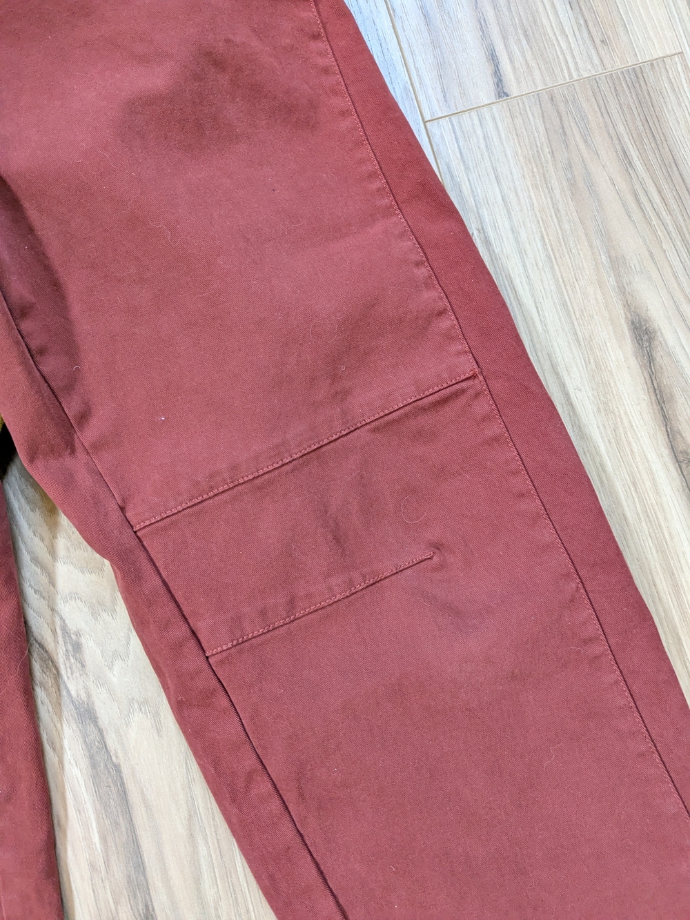 Rust Barrel Jeans With Stitching 💫 - Picture 6 of 10